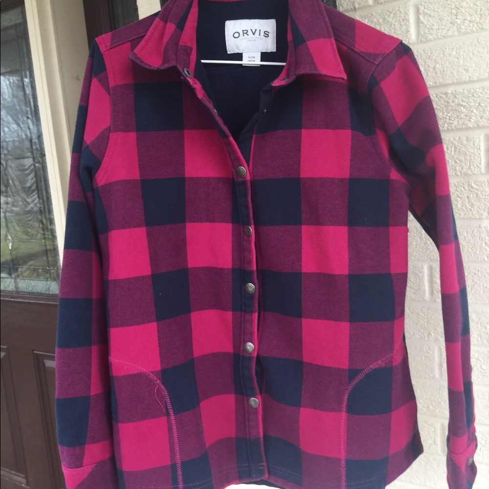 Orvis Women’s Fleece lined Collared Shirt S - Picture 2 of 6